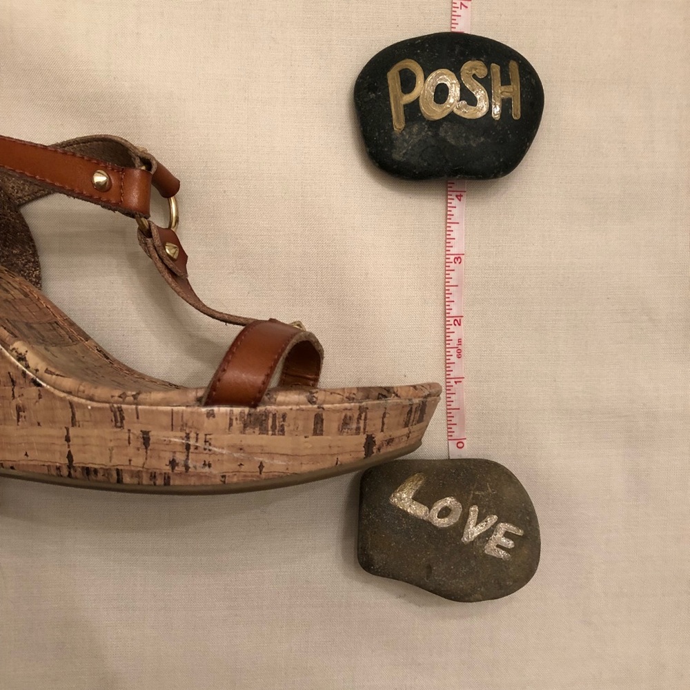 Cute brown sandal wedge - Picture 8 of 8